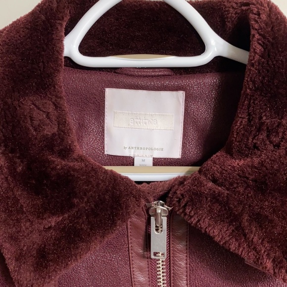 Anthropologie Faux Suede Moto Jacket - Picture 12 of 13